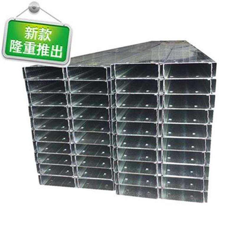 镀锌冲孔角铁c型钢l钢材c型m钢檩C条镀锌u型槽冷Q弯c型钢搭建厂房