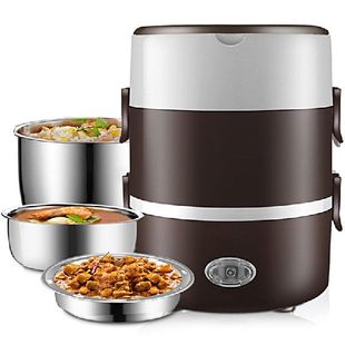 Electric Heating Lunch 220V Stainless School Box Steel Home