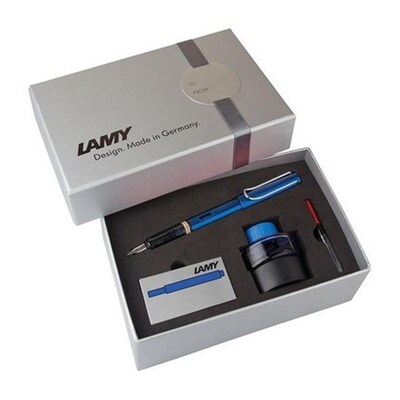 极速Lamy All Star Lacivert Dolma Kalem Seti 28DS-M
