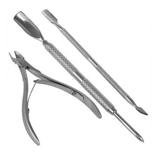 Cuticle Pusher Scissors Tweezer Cutter Clipper Dead Skin