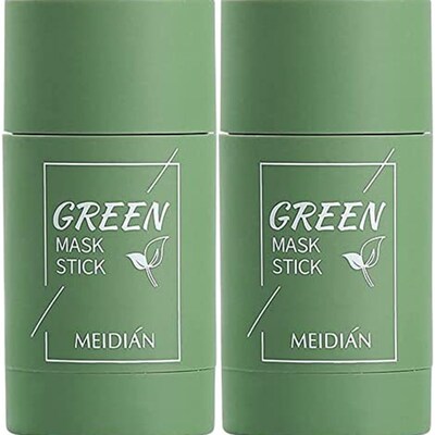极速Green Tea Mask Stick  2 Pack Purifying Clay Stick Mask G