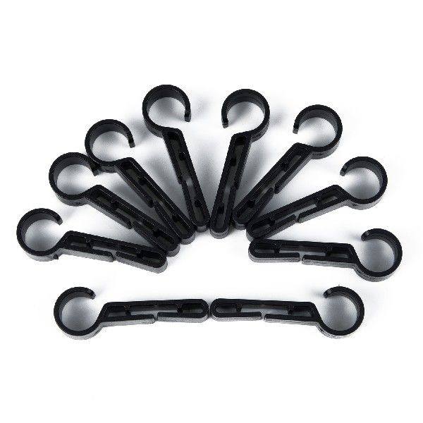 10Pcs High Quality Plastic Helmet Clips Attachment Head