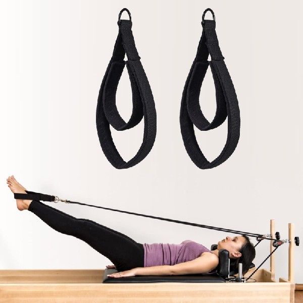 Pilates Double Loop Straps for Reformer Home Gym Workout