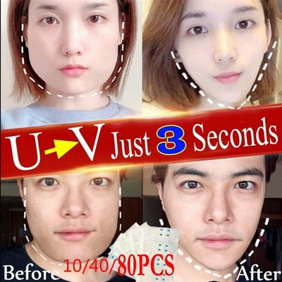 80/40/120pcs Lift Face Sticker tant Waproof V Shape