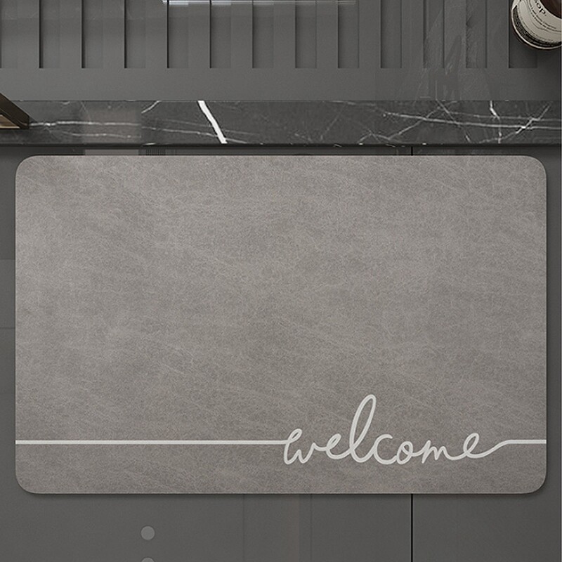 Bath Mat Super Absorbent Rugs Anti-slip Bathroom Mats Rubber