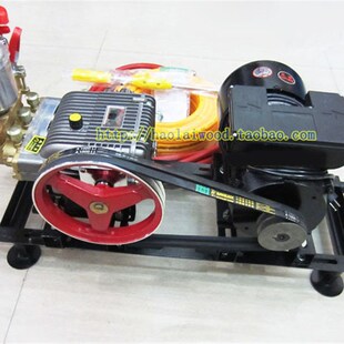 极速60型三缸柱塞泵配2.2KW铜线电动机喷雾器高压洗车农用打药 担