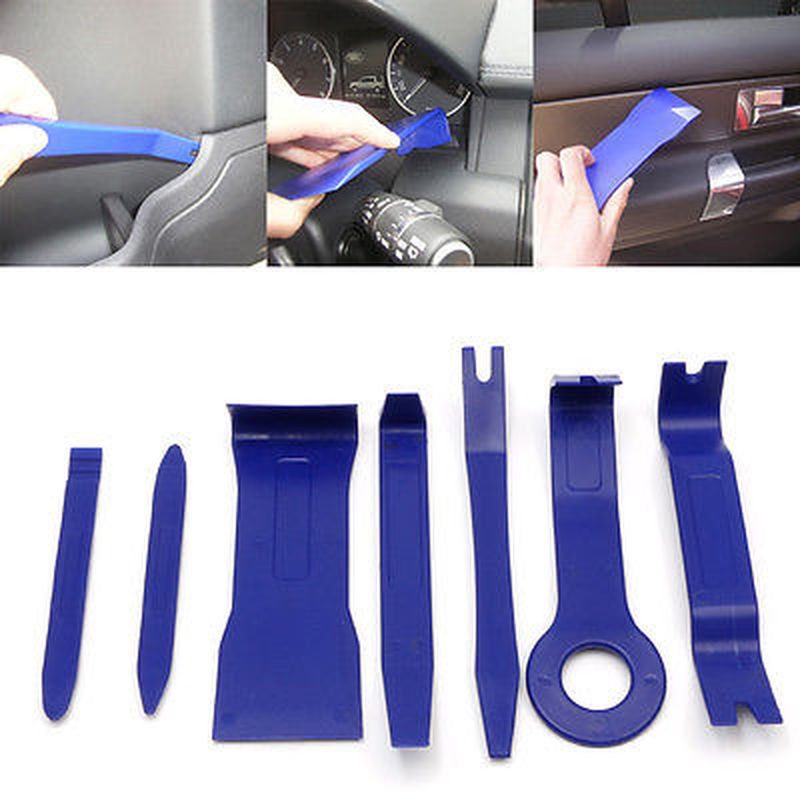 7Pcs Car Interior Dash Radio Door Clip Panel Trim Open Remov