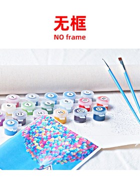 .Women Flowers Painting By Numbers Paint By Number DIY Decor