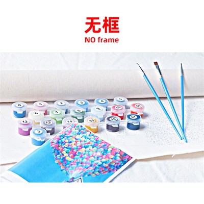 .Women Flowers Painting By Numbers Paint By Number DIY Decor