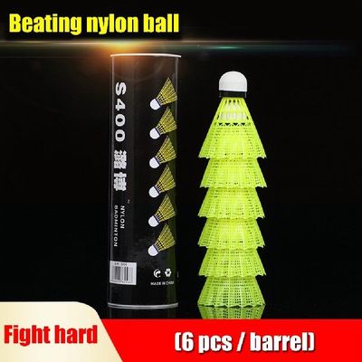 6pcs/set Nylon Shuttlecock Table Fiber Ball Indoor Outdoor