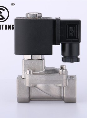 极速STP11先导膜片AC220V4分6分一寸2寸高压不锈钢16公斤电磁阀