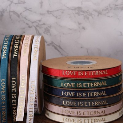 1cm Gilding spiral ribbon flower wrapping bouquet gift cake