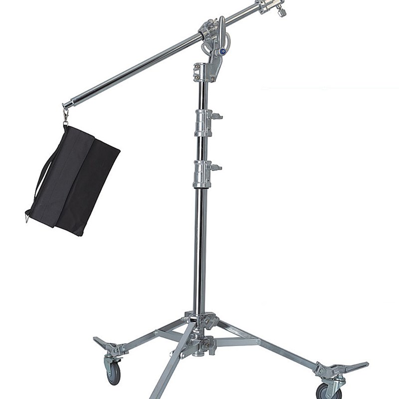 美铿M-6钢制两用加强型斜臂灯架