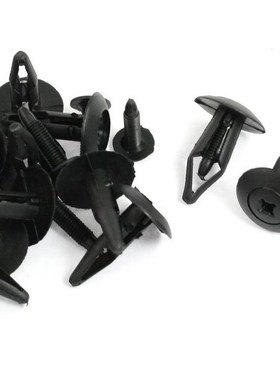 High Quality  20 Pcs 6mm Hole Plastic Rivet Trim Panel Retai