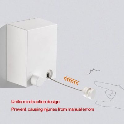 Indoor Invisible Retractable Stainless String Clothesline
