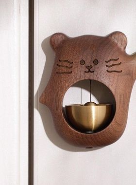 Nordic Style  Shopkeepers Bell Wooden Ornaments Room Decor