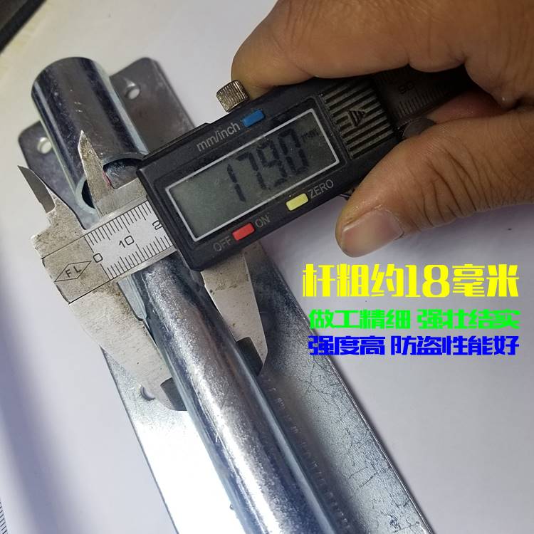 大铁门插销大门地栓老式焊接门栓大号加厚地插销加长落地双开关明