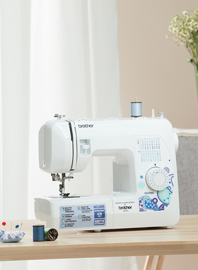 极速brother日本兄弟牌家用缝纫机GS3700L电动小型 带锁边吃厚 多