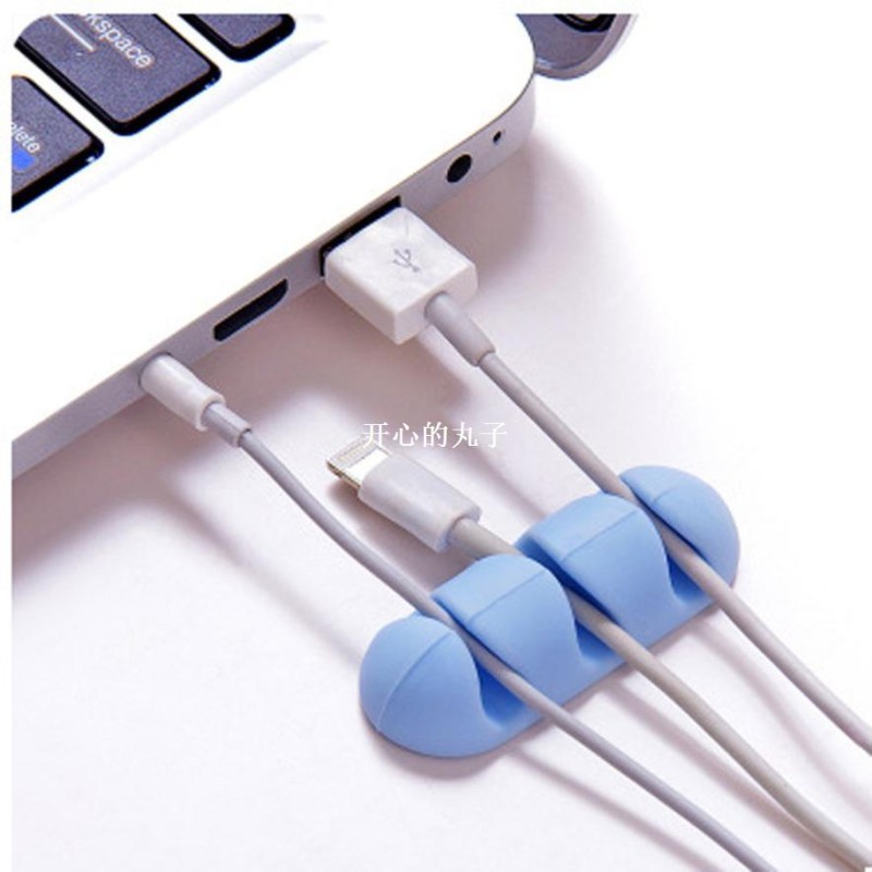 Securing clip 2 Pcs Headphone Headset Wire Wrap Cord Winder