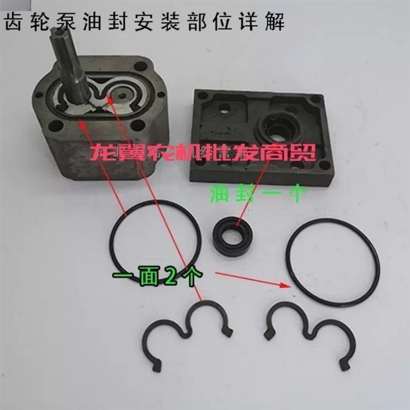 306/310/314/316/320/325齿轮泵修理包齿轮泵油封齿轮泵密封胶圈