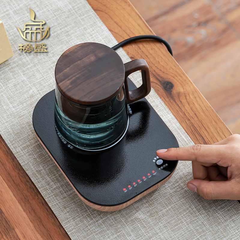 加热杯垫55智能保C温底座可调温100度烧水办公室暖杯恒温杯垫