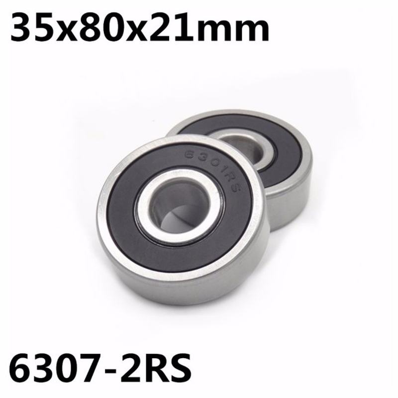 10Pcs 6307-2RS ball bearing 35x80x21 mm deep groove ball bea