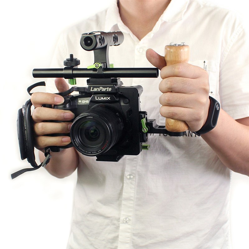 兰帕特GH5S A7M3 R3 6300微单套件实木质左手柄SH-03-L滑槽木手柄