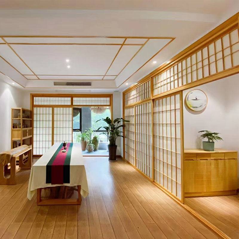 移门定作日式格子门榻榻米推拉门和室樟子门推门隔断折叠定作卧室
