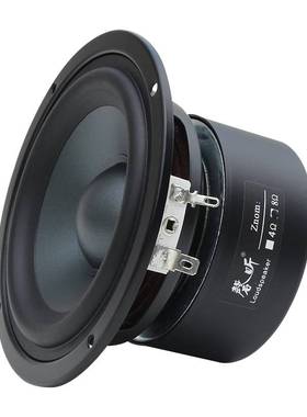 磬听4寸双磁人声纯中音喇叭圆 专业三分频音箱发烧中频防磁扬声器