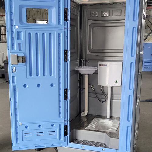 极速H3单人一体水冲直排塑料移动厕所环保户外卫生间宽敞实用送货