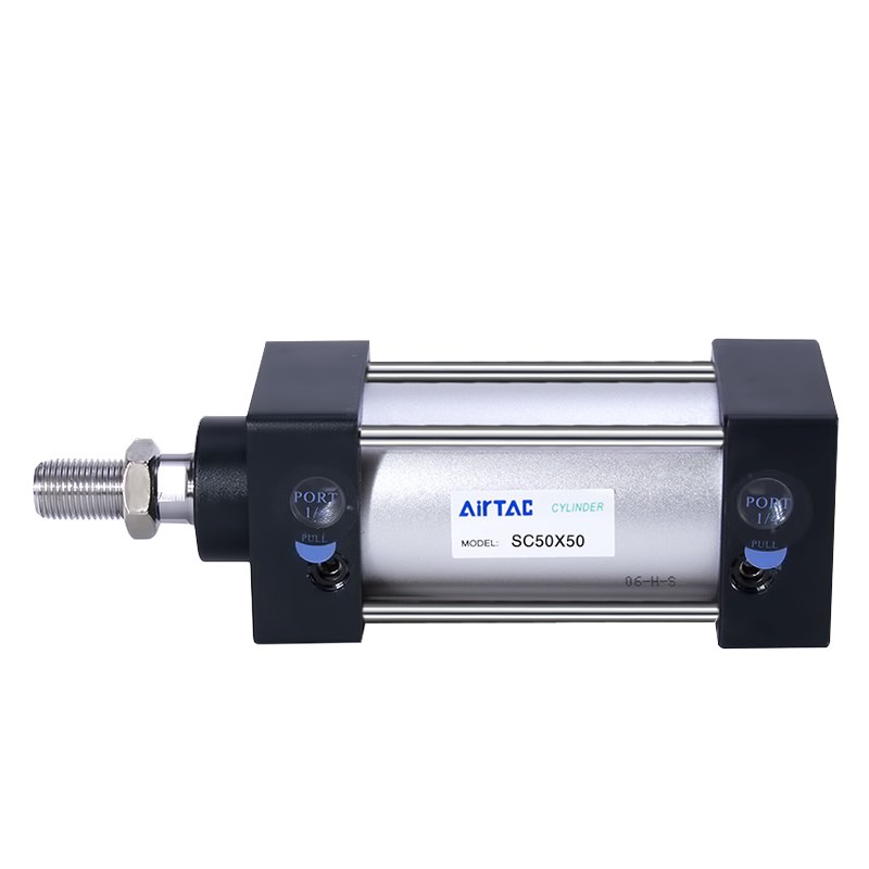 亚德客气动大推力重型标准气缸SC100/125/160/200/*25/50/75X100S