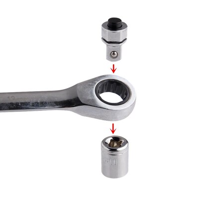 极速3-Piece Wrench Socket Adapter Set 1/4 Inch 3/8 Inch 1/2