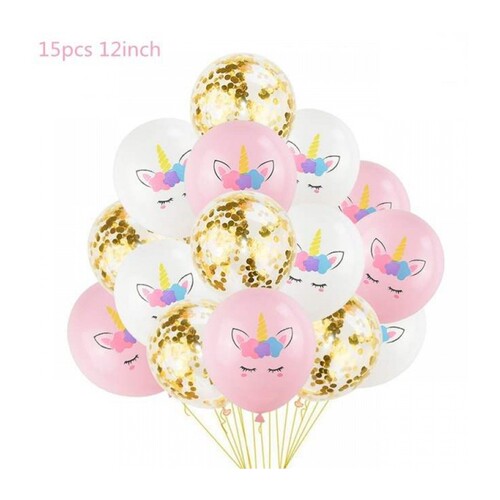 好货1 Set Unicorn Party Balloons Birthday Baloon Unicorn