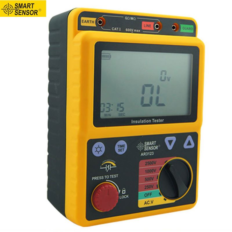 。香港希玛AR3123高压数字兆欧表 绝缘电阻测试仪