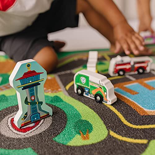 极速Melissa & Doug PAW Patrol Activity Rug - Adventure Bay (