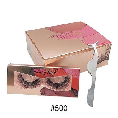 好货Handmade Thick 3D Long False Eyelash Makeup 交叉浓密长假