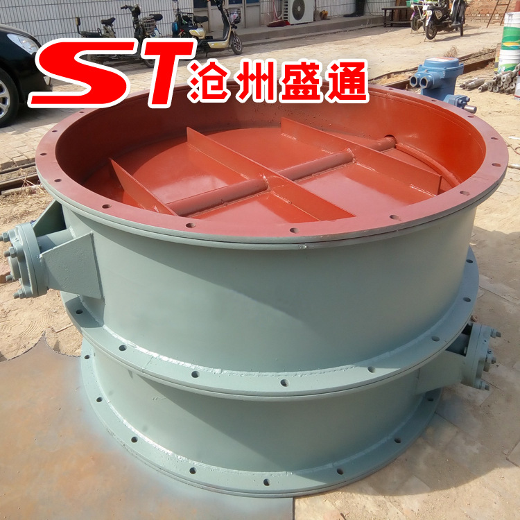 电动手动气动风门 74DD风门 烟风道手动圆形蝶阀 软密封