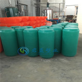 水电泵站拦污漂浮筒 取水口拦污浮筒厂家200 1000