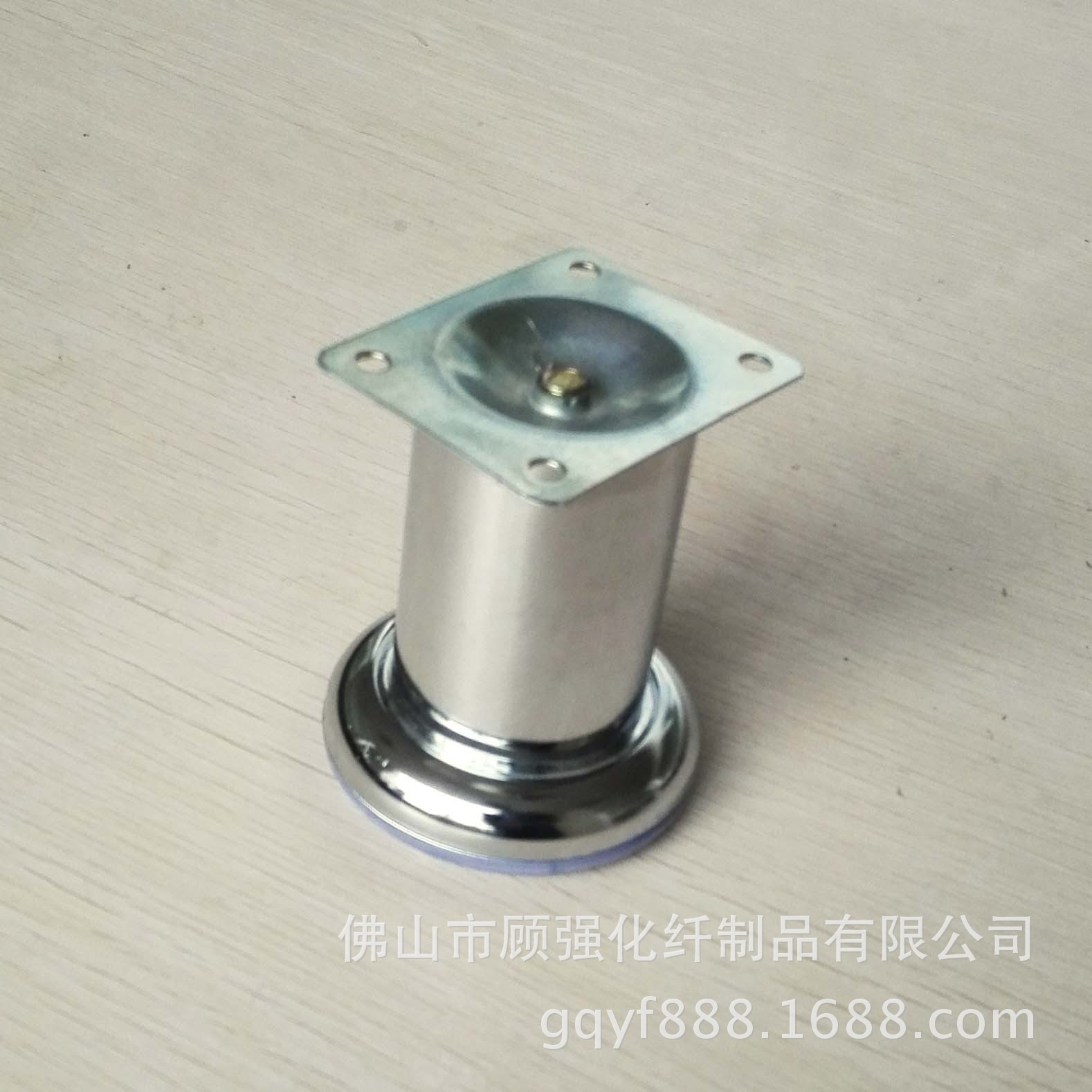 黑色金属圆柱增高调节沙发脚