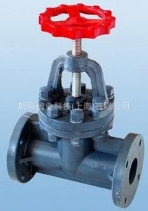 PE塑料法兰截止阀生产厂家朗科阀业PE法兰截止阀DN50DN65DN80