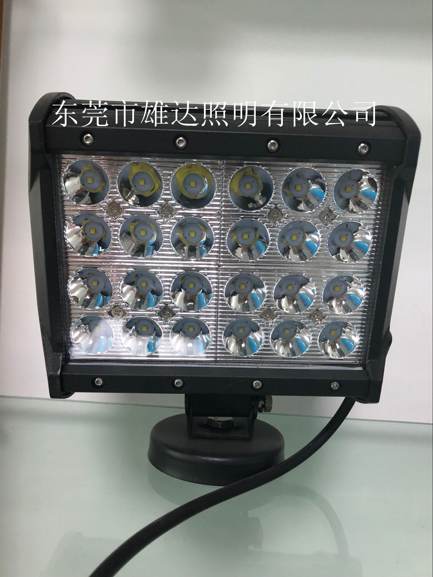 72W四排LED长条灯 四排越野车顶长条射灯改装超亮LED聚光