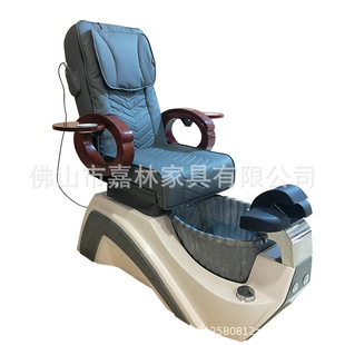 商用冲浪式七彩灯脚底按摩背部四组揉捏按摩美甲玻璃钢材质沐足椅