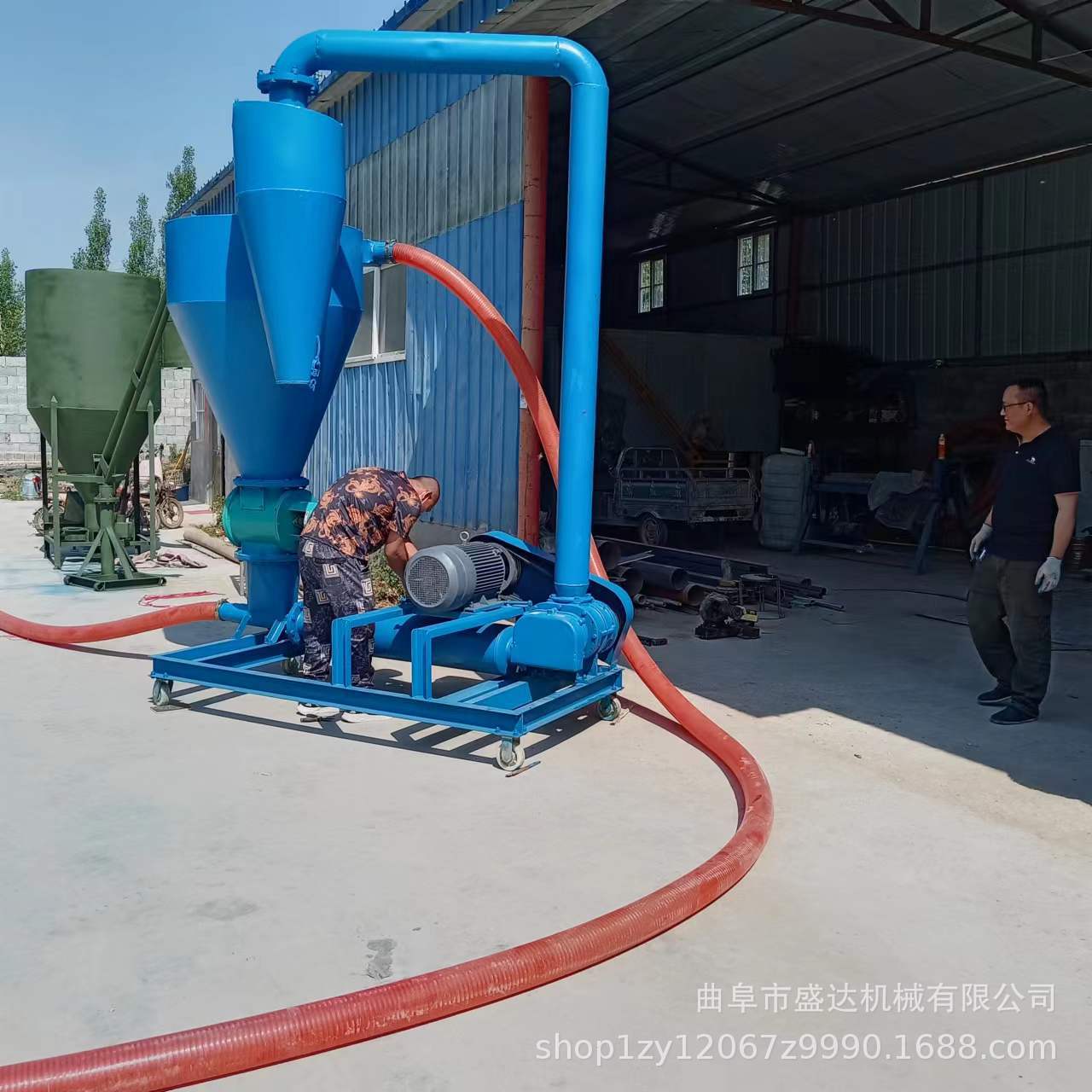 车间无尘气力输送机风力卸灰