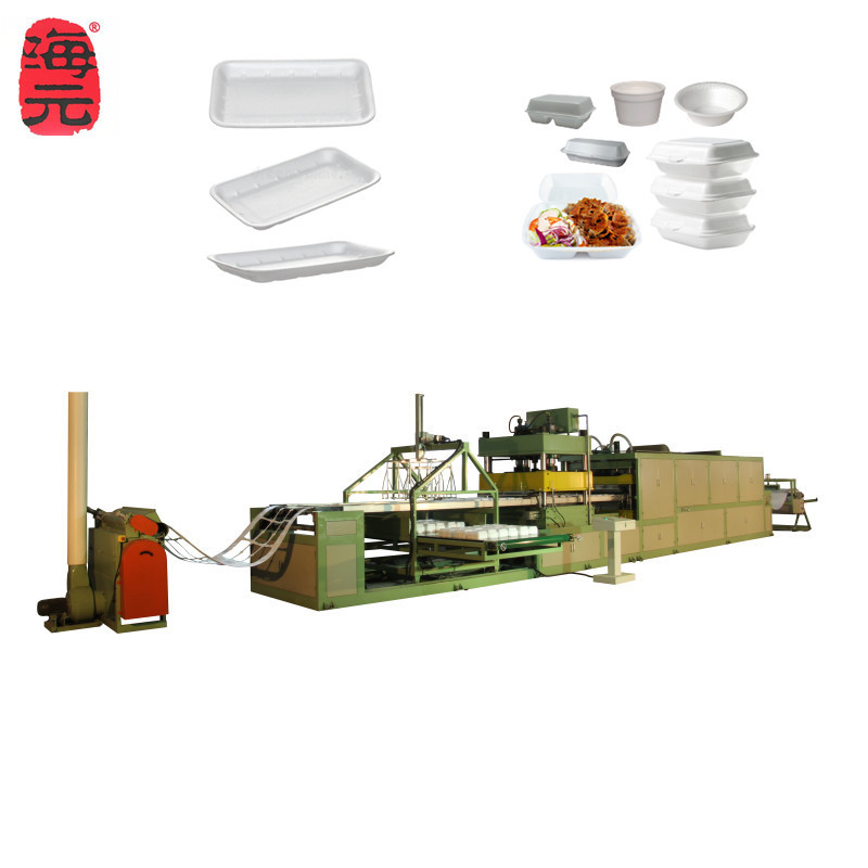 一次性泡沫塑料碗机器，外卖打包碗打包盒设备，发泡快餐盒生产线