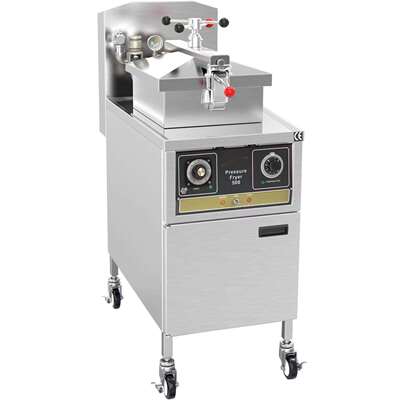 上海一喜型号PFE-500商用电热炸鸡其他肉制品油炸锅高压电炸锅机