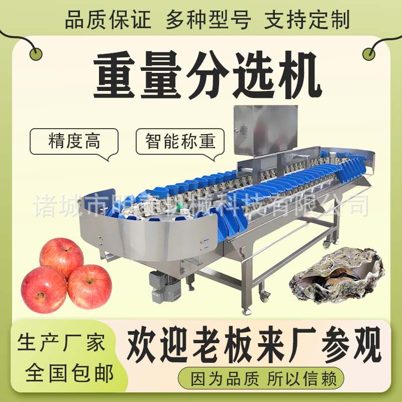 全自动重量分选机海鲜蔬果禽肉