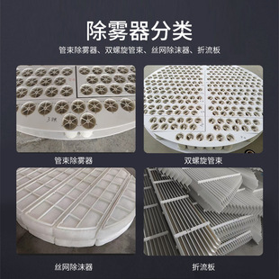 不锈钢pp丝网除沫器 玻璃钢折流板 管束除雾器C型S型平板式除雾器