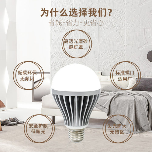 工厂直供A75球泡灯外壳套件10W12W15W压铸铝灯杯Led灯泡E26E27B22