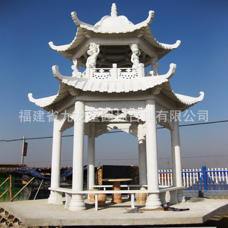 惠安花岗岩石雕凉亭公园景区