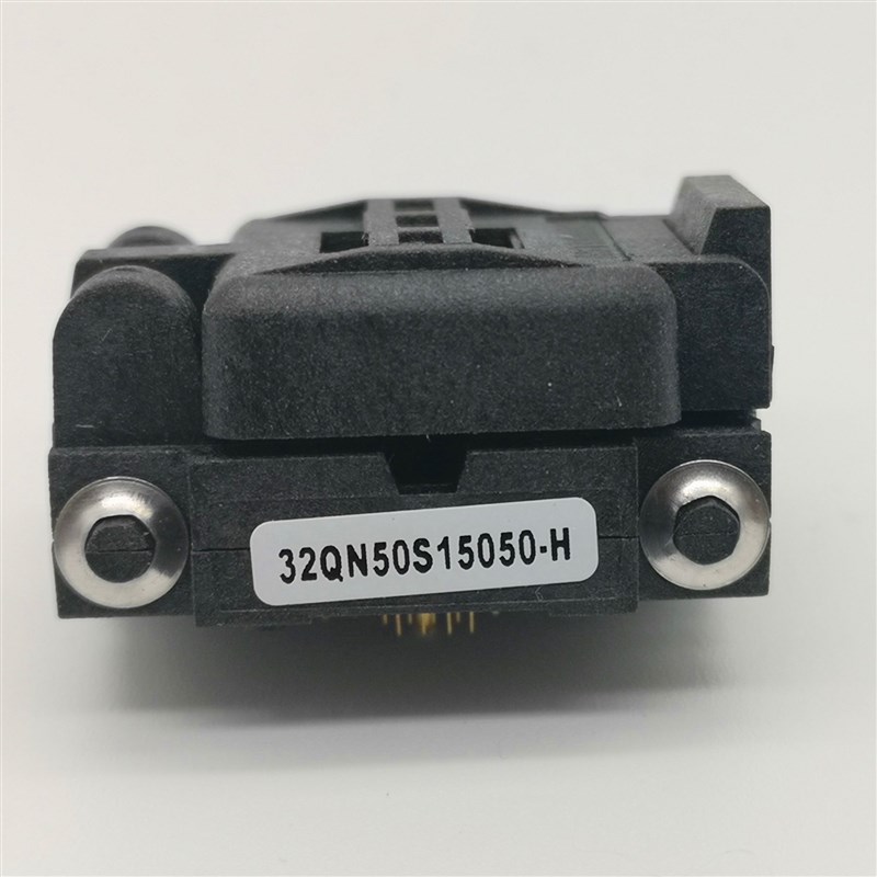 QFN32 MLF32测试座 编程座 烧录座32QN50S15050 间距0.5 5*5 进口